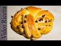 BRIOCHE con MIRTILLI e GOCCE di CIOCCOLATO | SWEET ROLL with  Cranberries and Chocolate chips