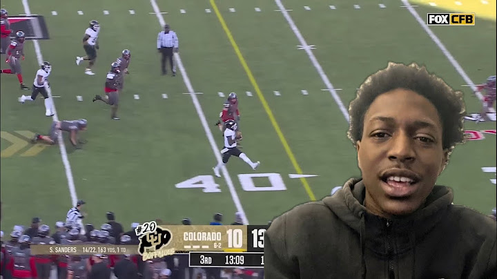 No. 20 Colorado Buffaloes vs Texas Tech Red Raiders Highlights l Fox College Football