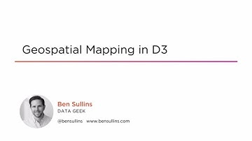 Course Preview: Geospacial Mapping in D3 with Ben Sullins