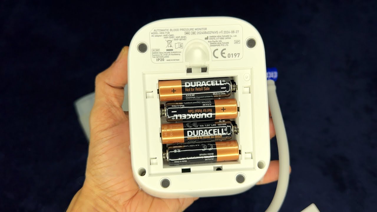 Omron Arm Blood Pressure Monitor - Battery Replacement