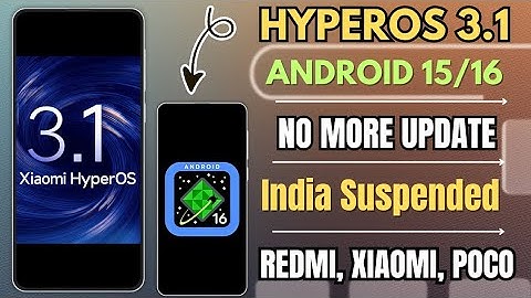OMG HyperOS 3.1 & Android 15 India Upcoming Update Suspended No More HyperOS 3.1 India 15+ Devices 