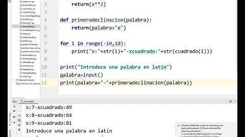 Funciones y procedimientos en Python Primera declinación en latín TIC 2 Bachillerato IES Monterroso