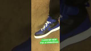 Loving my #Beautiful New #Nike borough Court High top Shoes #AutismVlog