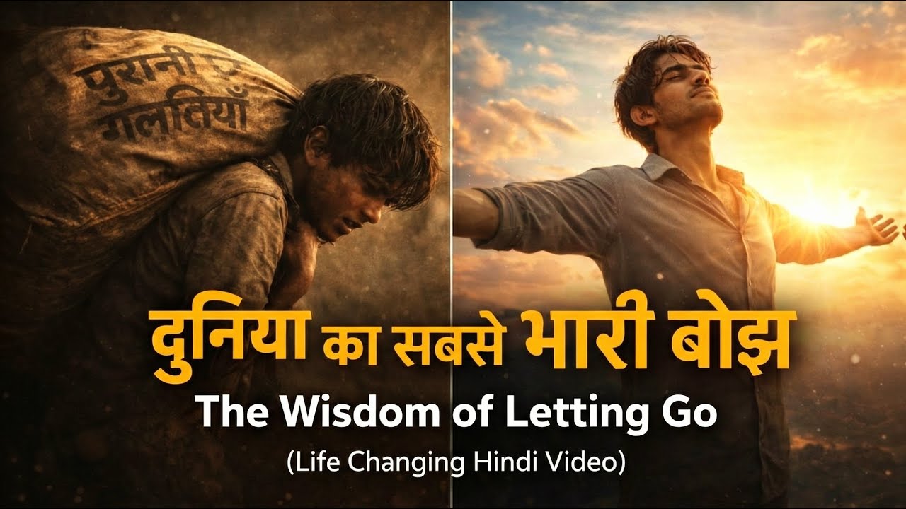 दुनिया का सबसे भारी बोझ | The Wisdom of Letting Go |Life Changing Hindi Video 