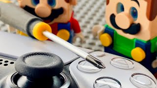 Mario and Luigi fix PS5 gamepad! #legomario