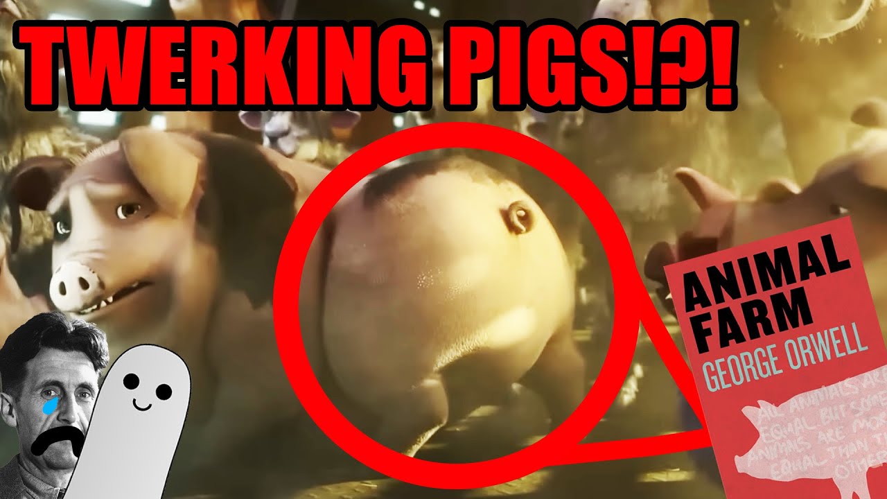 Смех над превращением «Скотного двора» в нелепую пародию.