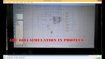Analog to Digital converter ADC 0804 design & simulation in Proteus
