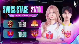 HÀ NỘI vs VĨNH LONG | SWISS STAGE | TỨ PHƯƠNG ĐẠI CHIẾN MÙA ĐÔNG 2025 NGÀY 21\/10