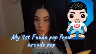 My 1st Funko pop from arcade pop | Unboxing check him out | mellyxo