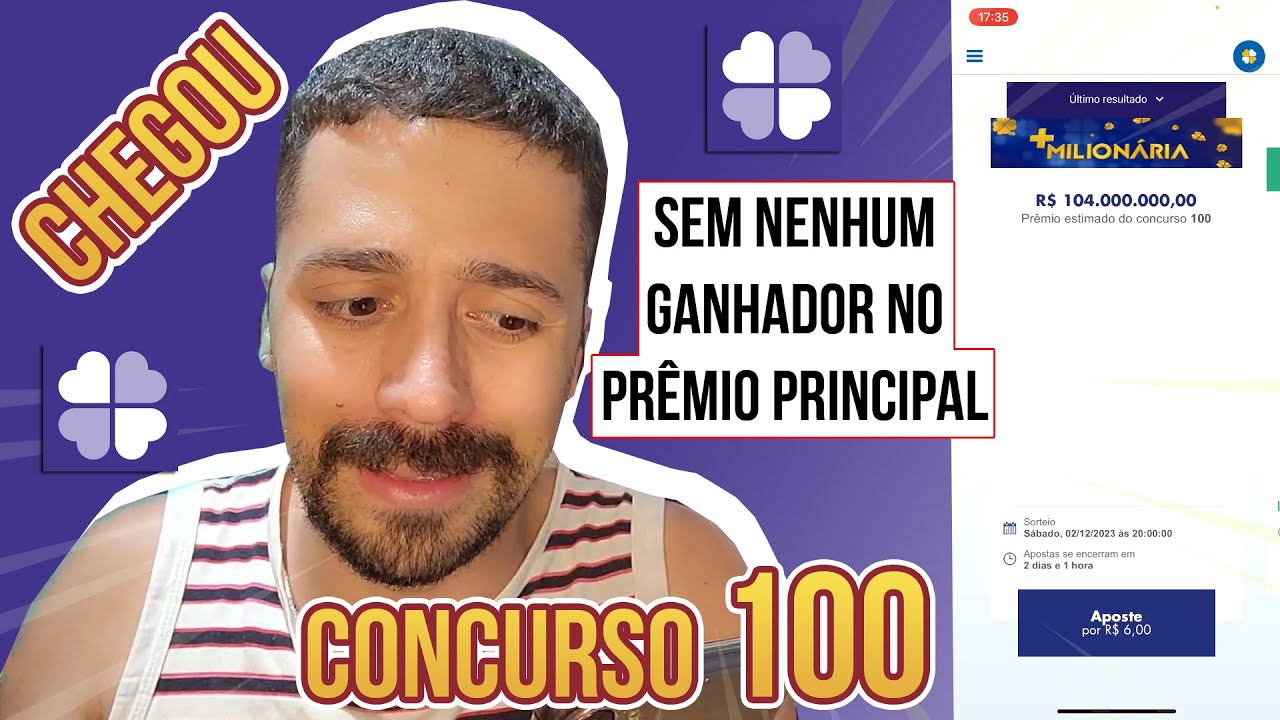 🍀 +MILIONÁRIA: CHEGOU O CONCURSO 100 😳 SEM NENHUM GANHADOR 