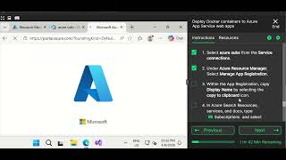 AZ 400 Deploy Docker containers to Azure App Service web apps Lab 0