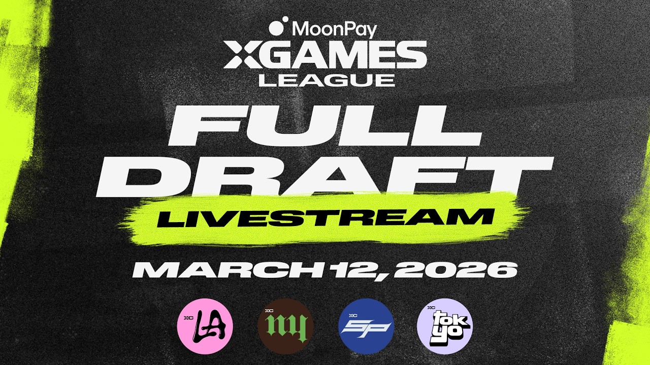 MoonPay X Games League Draft 2026 | FULL LIVESTREAM