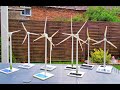 Enercon Windrad Modell Sammlung Solar E-40, E-66, E-70, E-82 und E-138  wind turbine collection