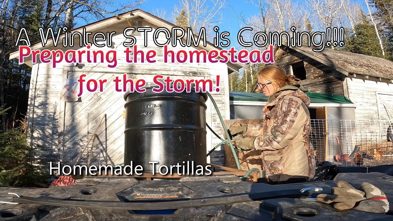 A Winter STORM is coming! | We need to Prep NOW!(Part 1) - YouTube