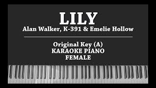 Lily (FEMALE KARAOKE PIANO COVER) Alan Walker