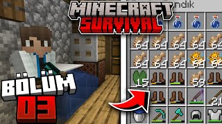 SONSUZ XP ve AFK BALIK FARMI!😱┇Minecraft Survival ▹Bölüm 03