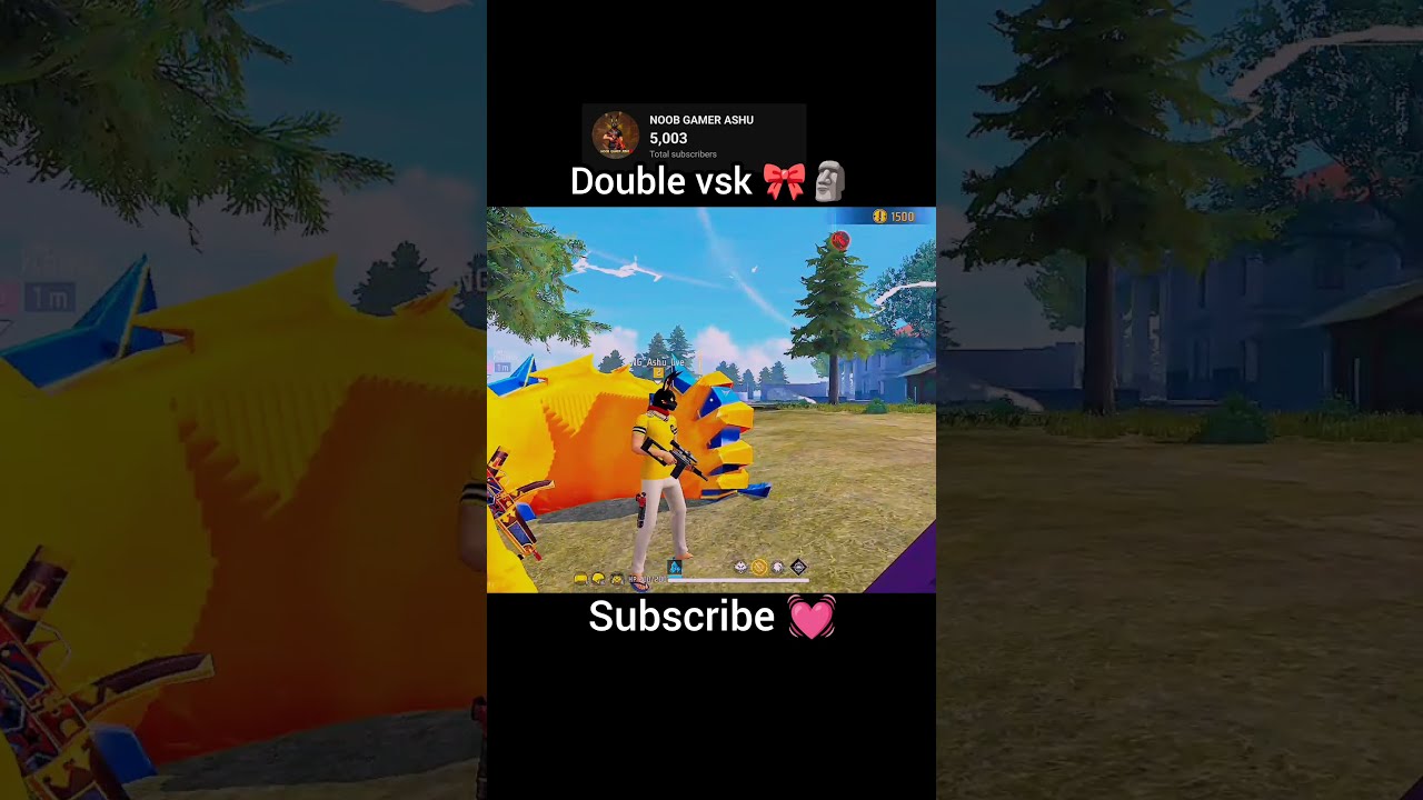 double vsk 🎀🗿 #freefire