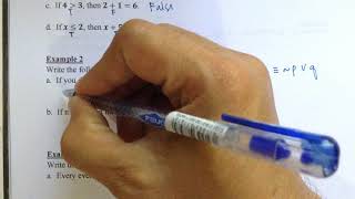 Conditional Statements in Logic Examples 1
