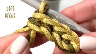 Самый быстрый способ связать шнур | Soft Decor - Татьяна Чакур