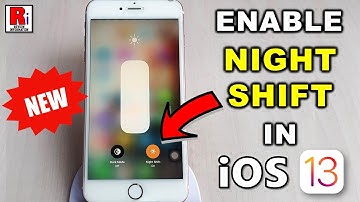How to Enable Night Shift Mode in iOS 13