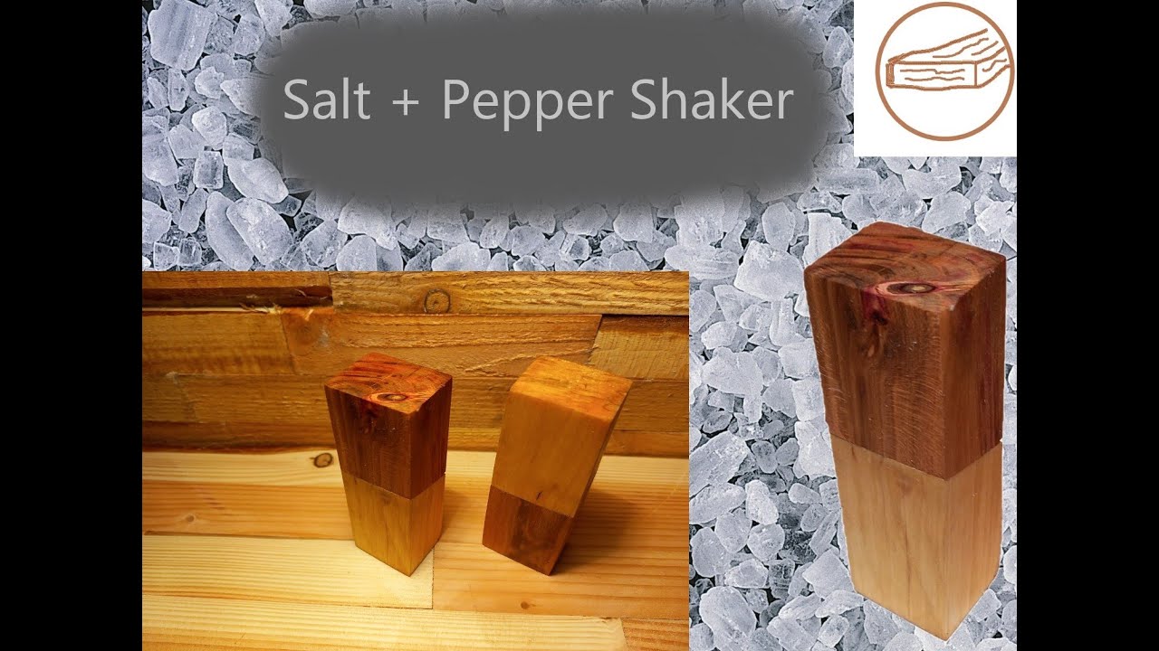 Salt shaker + Pepper shaker Wood Craft Woodwork Tutorial Woodwork DIY