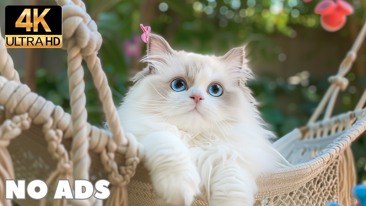 Терапевтическая музыка для кошек 😻 12 часов снятия стресса и счастья для вашего кошачьего друга 🌙...