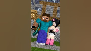 Help Herobrine Build a House for Sadako #shorts #minecraft #trendingshorts #helpherobrine #aphmau