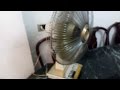 how to make air conditioner (air cooler) from old fanكيف تصنع تكييف هواء(مبرد هواء) من مروحة قديمة