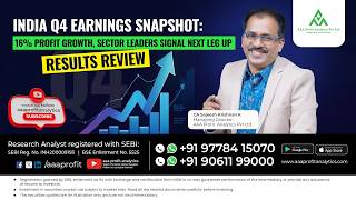 India Q4 Earnings Snapshot: 16% Profit Growth, Sector Leaders Signal Next Leg Up. Results review: