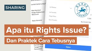 Apa itu Rights Issue / HMETD? Dan Cara Tebusnya (Penjelasan Untuk Pemula)