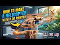 How To Make A Helicopter With 3D Printer! (Step-by-Step Guide) #helicalgear #3dprinter #3dprinting