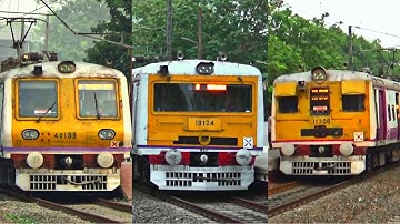 Three different model EMU trains of Eastern Railway || Indian Railways