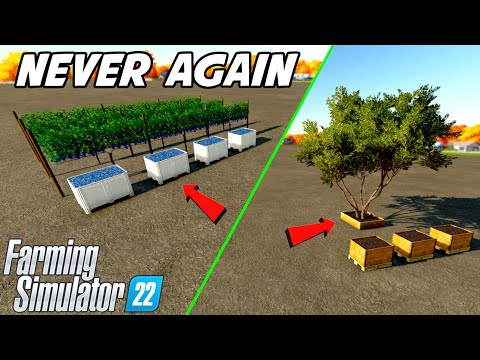 Easiest Way To Grow Grapes And Olives | Farming Simulator 22