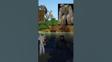 Minecraft mob Vs mutant mob 🤯 wait for Herobrine😈 in Minecraft #shorts #viral