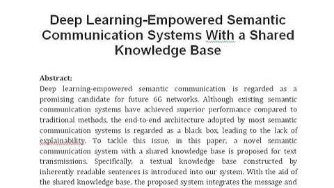 Deep Learning Empowered Semantic Communication Systems With a Shared Knowledge Base