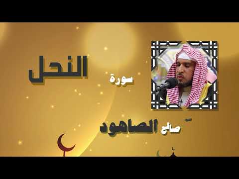 القران الكريم بصوت الشيخ صالح الصاهود سورة النحل 