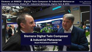 Siemens 𝐃𝐢𝐠𝐢𝐭𝐚𝐥 𝐓𝐰𝐢𝐧 𝐂𝐨𝐦𝐩𝐨𝐬𝐞𝐫 𝐚𝐧𝐝 𝐈𝐧𝐝𝐮𝐬𝐭𝐫𝐢𝐚𝐥 𝐌𝐞𝐭𝐚𝐯𝐞𝐫𝐬𝐞, with Stuart McCutcheon ... #IndustrialAI
