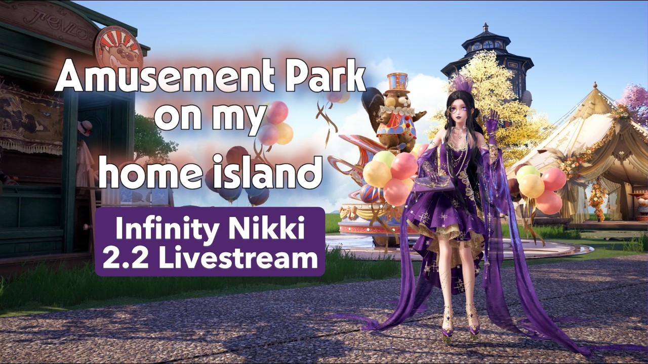 #infinitynikki  -  Amusement Park Project on my home island - progress and building