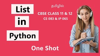 Python Revision Tour 2 Class 12 | List Manipulation in Python Class 11 Tamil |Introduction to Python