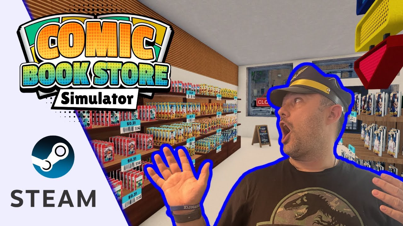 Comic Book Store Simulator gameplay ESPAÑOL | MERECE LA PENA | VENDEDOR DE COMIC JAPONES !