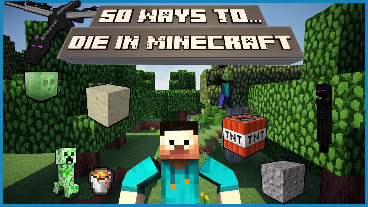50 Ways To Die in Minecraft |2015| - YouTube