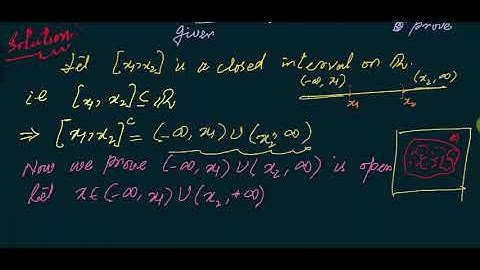 #MTH405 Lecture 39 Part 2 || Closed interval in R || Virtual University