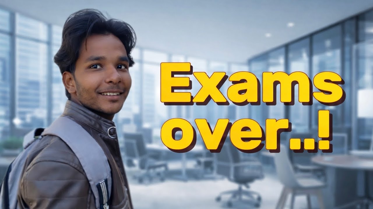 Exams finish…..😂😭