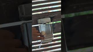 outdoor Metal gate Electronic lock installation video 📹 #cctv #security #system #electronic #lock