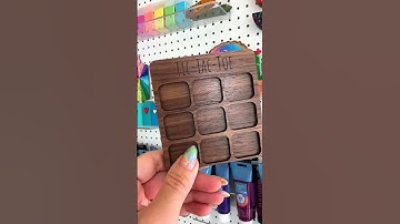 DIY Tic-Tac-Toe! Love my Glowforge Aura by @Glowforge #glowforgeaura #glowforge #glowforgepartner