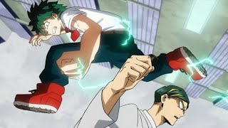Midoriya vs Nighteye | Nighteye sees All Might in Midoriya