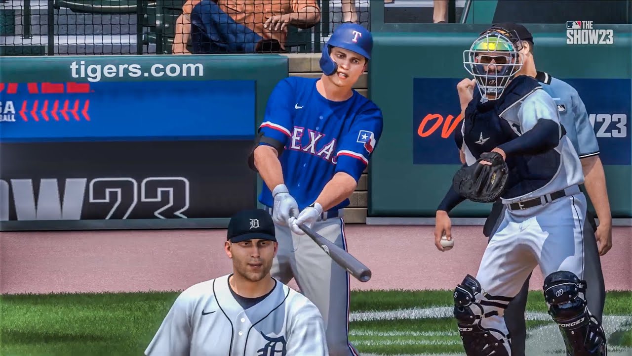 Detroit Tigers vs Texas Rangers 5/29/2023 MLB The Show 23 Gameplay