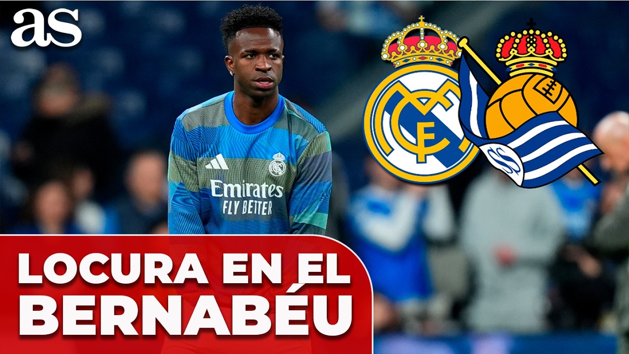 LOCURA en el BERNABÉU en la PREVIA del REAL MADRID - REAL SOCIEDAD ...