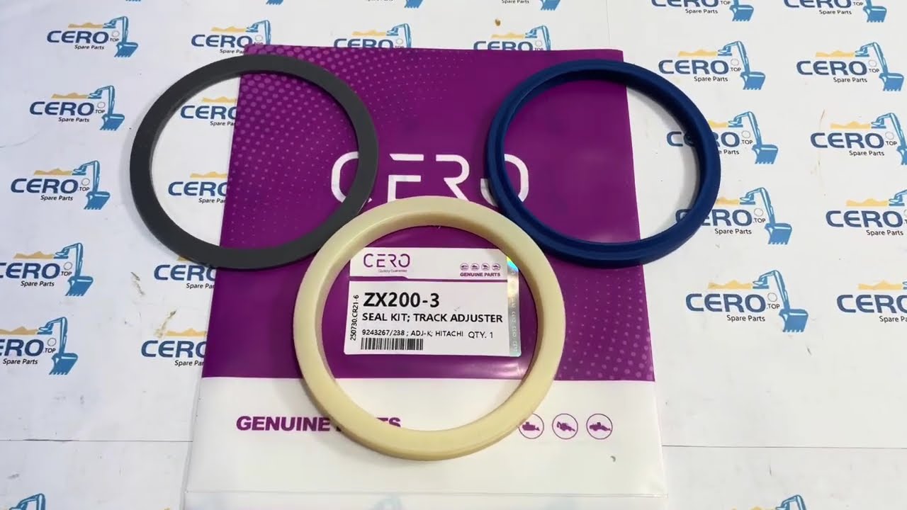 HITACHI ZX200-3 ZAXIS200-3 9243267 9243238 TRACK ADJUSTER SEAL KIT