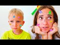 Vlad and mommy funny kids story about big pimple